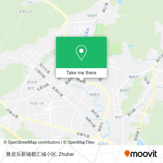 雅居乐新城都汇城小区 map