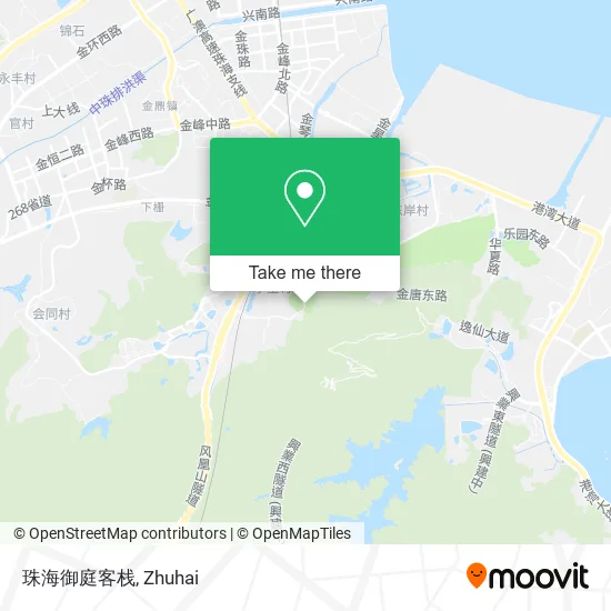 珠海御庭客栈 map