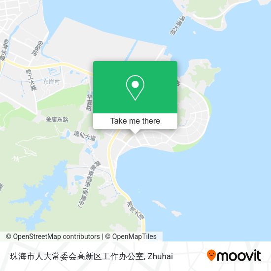 珠海市人大常委会高新区工作办公室 map