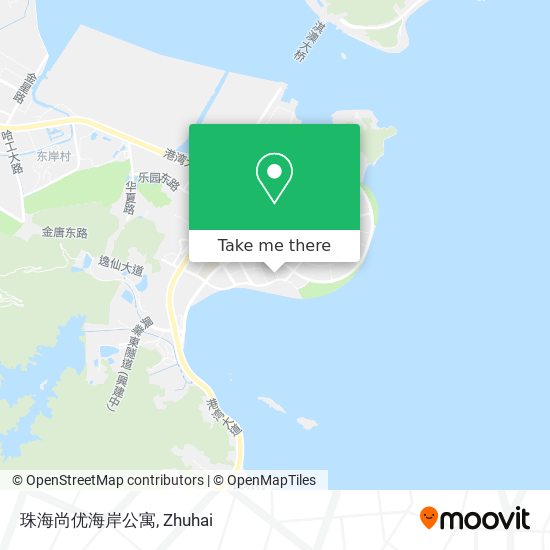 珠海尚优海岸公寓 map