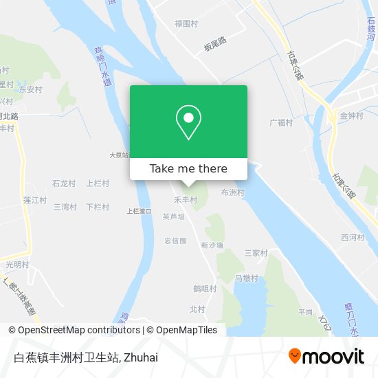 白蕉镇丰洲村卫生站 map