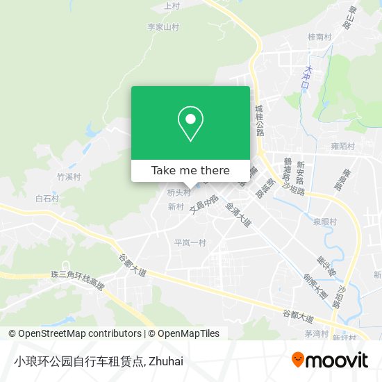 小琅环公园自行车租赁点 map