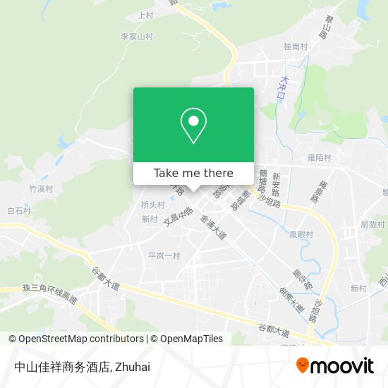中山佳祥商务酒店 map