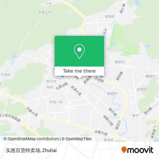 实惠百货特卖场 map