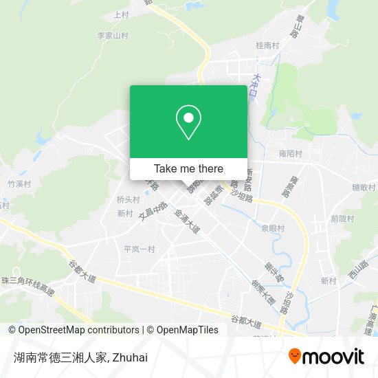 湖南常德三湘人家 map