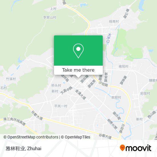 雅林鞋业 map
