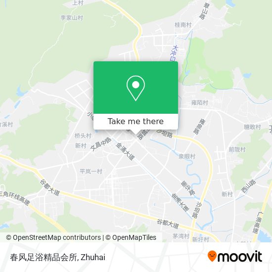 春风足浴精品会所 map