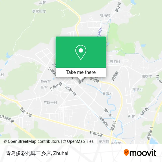 青岛多彩扎啤三乡店 map