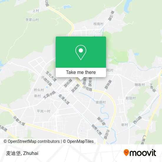 麦迪堡 map
