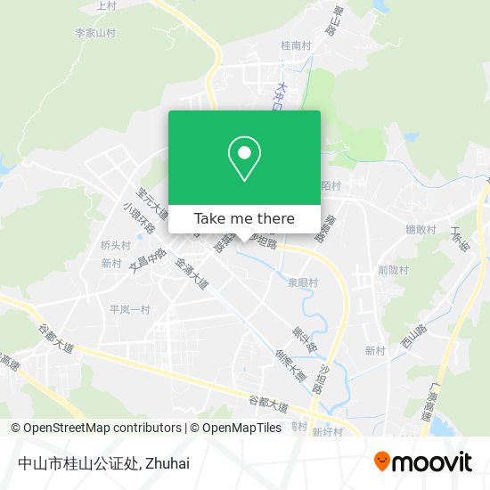 中山市桂山公证处 map