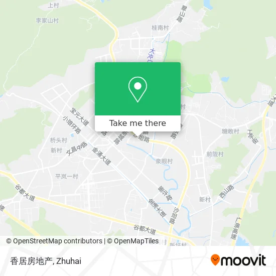 香居房地产 map
