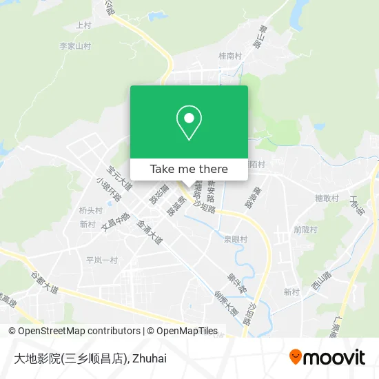 大地影院(三乡顺昌店) map