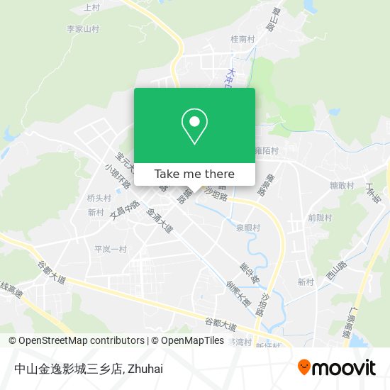 中山金逸影城三乡店 map