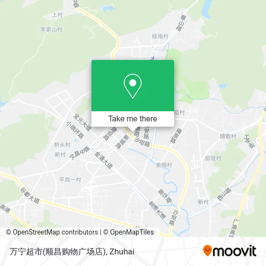 万宁超市(顺昌购物广场店) map