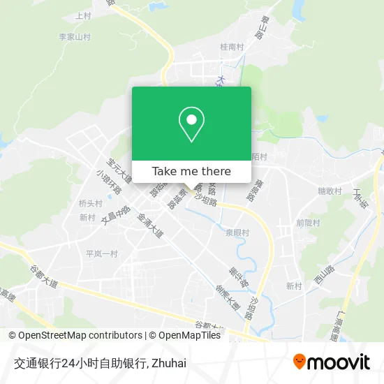 交通银行24小时自助银行 map