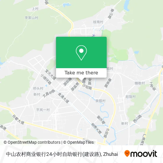 中山农村商业银行24小时自助银行(建设路) map