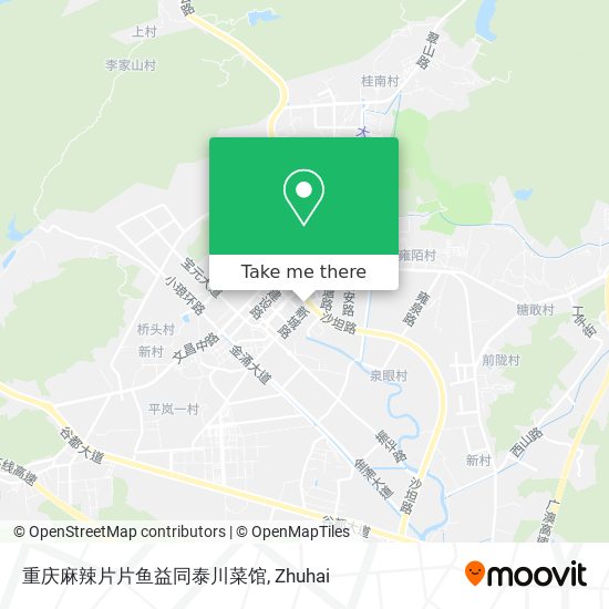 重庆麻辣片片鱼益同泰川菜馆 map