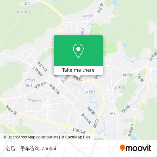 创迅二手车咨询 map