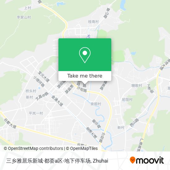 三乡雅居乐新城·都荟a区-地下停车场 map