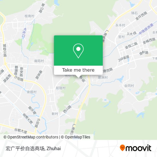 宏广平价自选商场 map