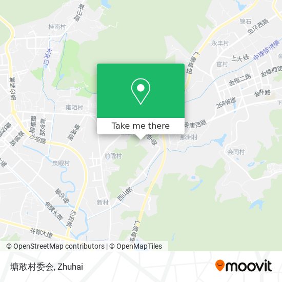 塘敢村委会 map