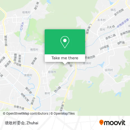 塘敢村委会 map