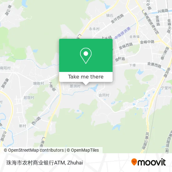 珠海市农村商业银行ATM map