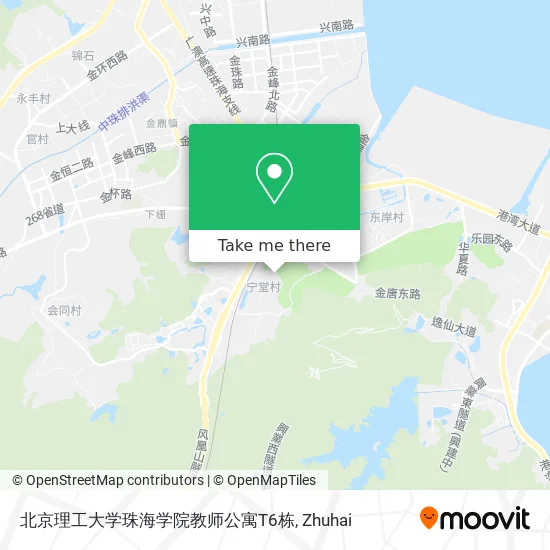 北京理工大学珠海学院教师公寓T6栋 map