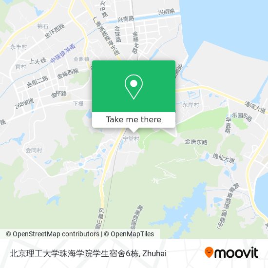 北京理工大学珠海学院学生宿舍6栋 map