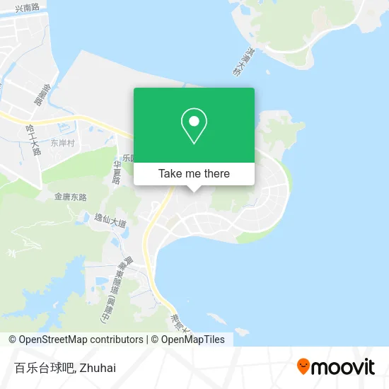 百乐台球吧 map