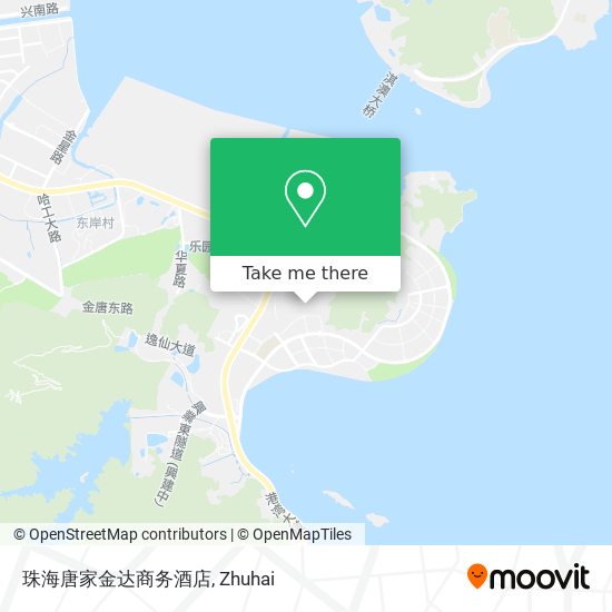 珠海唐家金达商务酒店 map
