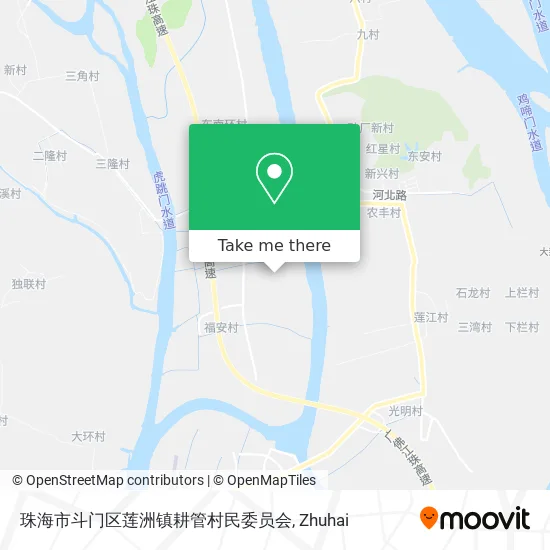 珠海市斗门区莲洲镇耕管村民委员会 map