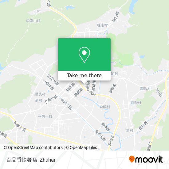 百品香快餐店 map