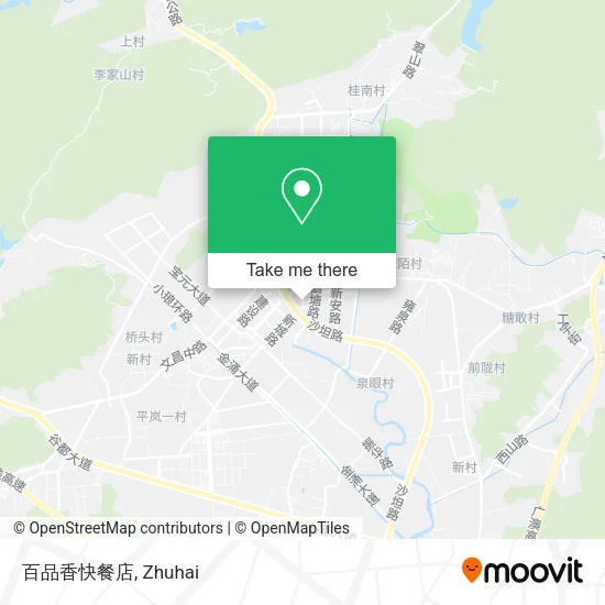 百品香快餐店 map