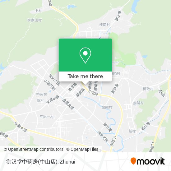 御汉堂中药房(中山店) map