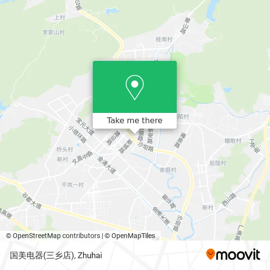 国美电器(三乡店) map