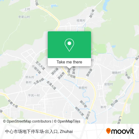 中心市场地下停车场-出入口 map