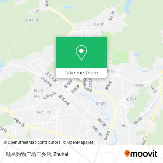 顺昌购物广场三乡店 map
