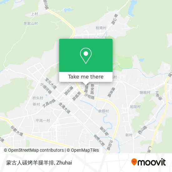 蒙古人碳烤羊腿羊排 map