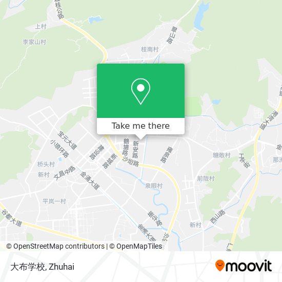 大布学校 map
