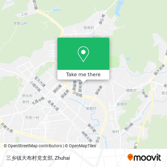 三乡镇大布村党支部 map