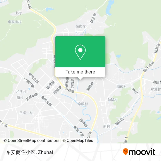 东安商住小区 map