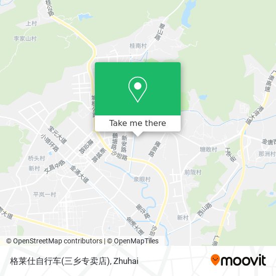 格莱仕自行车(三乡专卖店) map