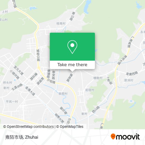 雍陌市场 map