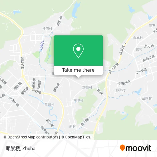 顺景楼 map