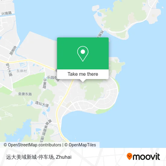 远大美域新城-停车场 map