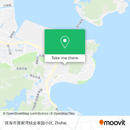 珠海市唐家湾镇金泰园小区 map