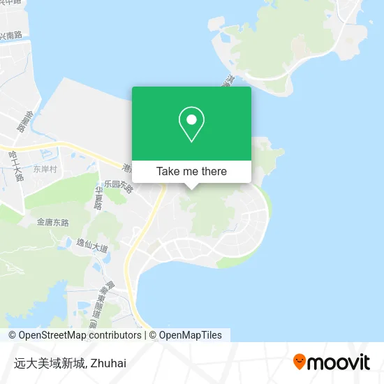 远大美域新城 map