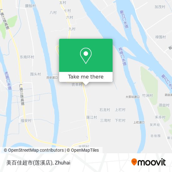 美百佳超市(莲溪店) map