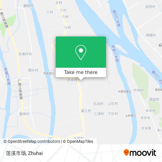 莲溪市场 map